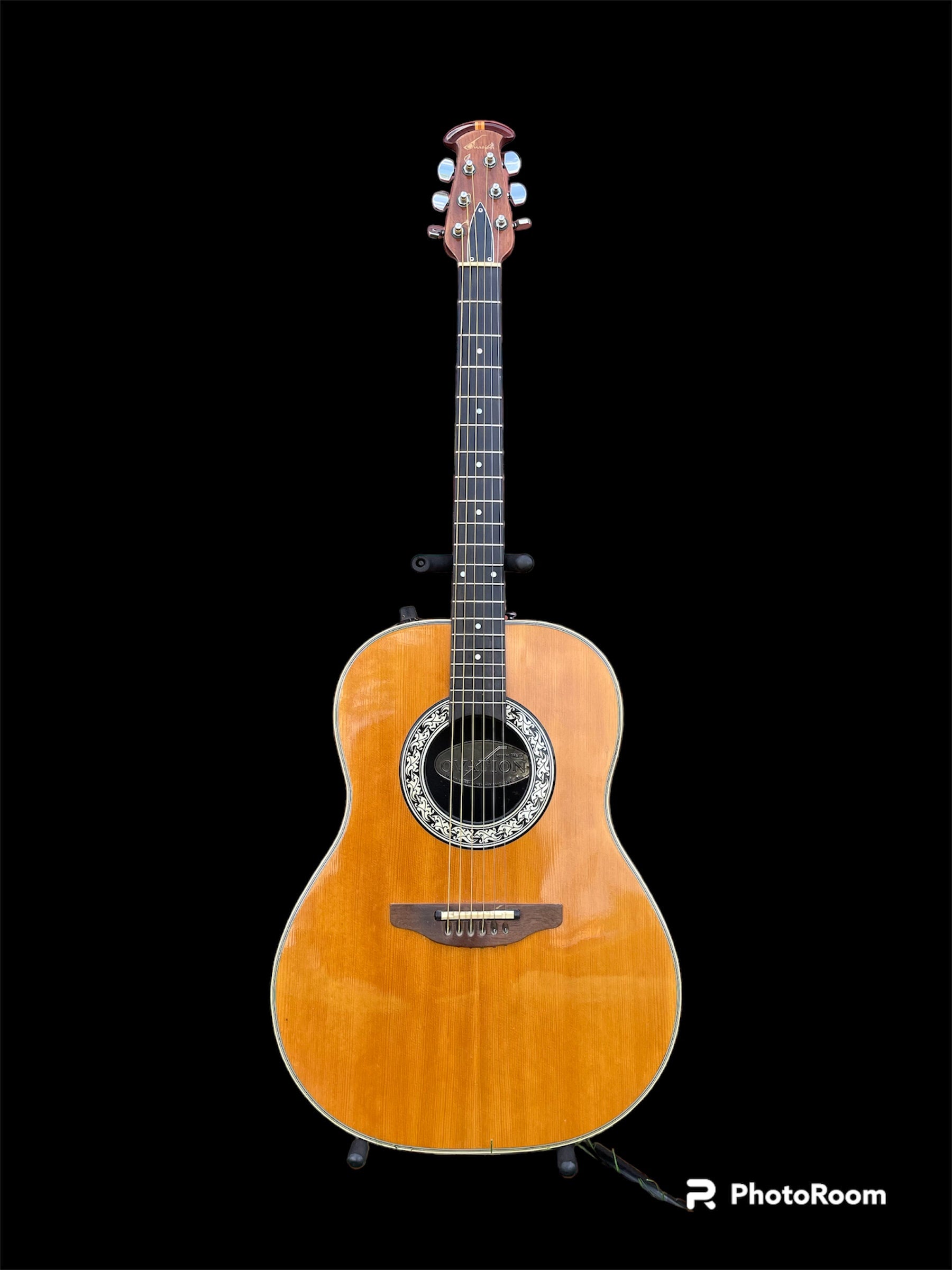 Ovation parlor guitar top