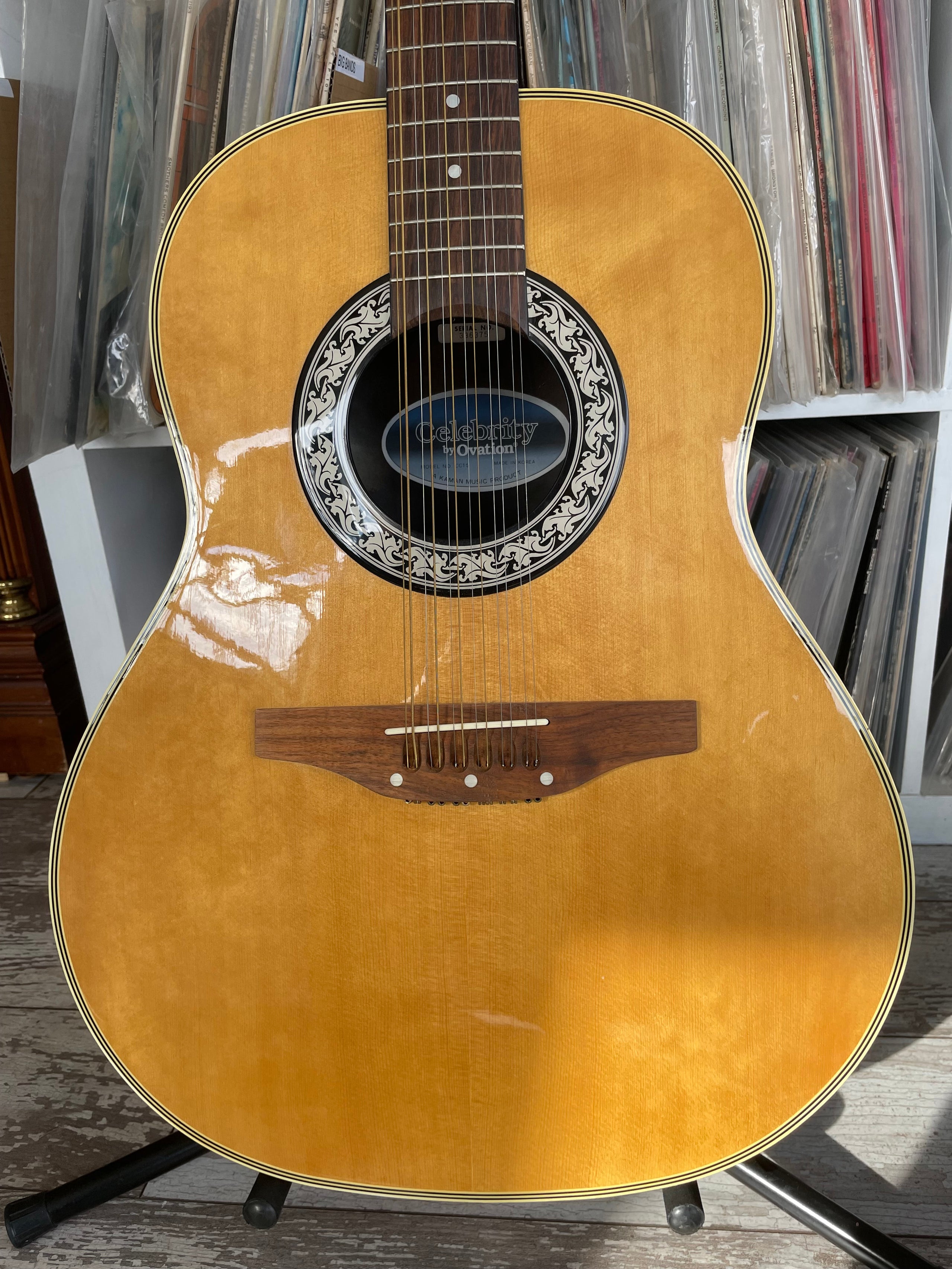 Celebrity by Ovation 12 String Acoustic Guitar model number CC15